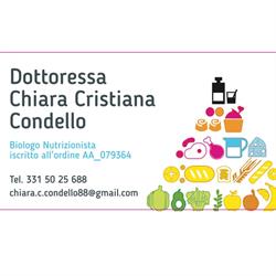 Dott.ssa Chiara C. Condello Biologa Nutrizionista, Corsico orari di apertura