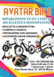 Avatar bike, Milano orari di apertura