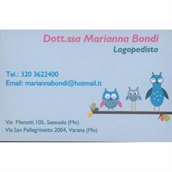 Studio di Logopedia Dr.ssa Bondi Marianna, Formigine orari di apertura