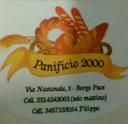 Panificio 2000, Borgo Pace orari di apertura