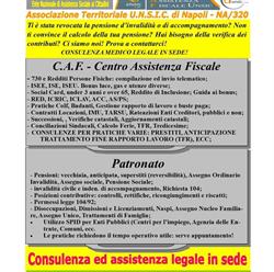 UNSIC - CAF e Patronato Enasc, Napoli orari di apertura