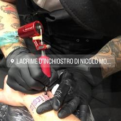 Lacrime d'inchiostro di Nicolò Morfino - Tatuaggi Trapani, Custonaci orari di apertura