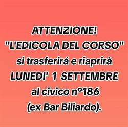 L'Edicola del Corso di D'Elia Giovanni, Taranto orari di apertura