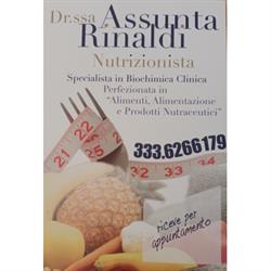Dott.ssa Assunta Rinaldi Nutrizionista, Mercato San Severino orari di apertura