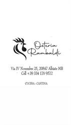 Osteria Rambaldi, Albiate orari di apertura