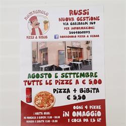 Romagnolo Pizza & Kebab, Russi orari di apertura