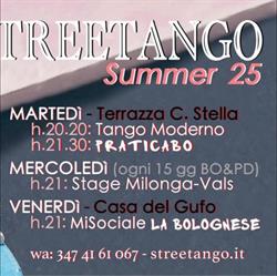 Streetango, Bologna orari di apertura