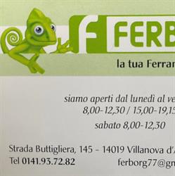 Ferborg Ferramenta Colori, Villanova d'Asti orari di apertura