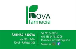 Farmacia Nova Srl (Orario Estivo), Raffadali orari di apertura