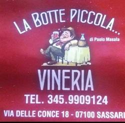 Vineria La Botte Piccola., Sassari orari di apertura