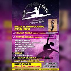 Ballet Professional Dance direzione artistica Ramona Pinto, Montecorvino Rovella orari di apertura