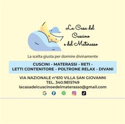 La casa del Cuscino e del Materasso, Villa San Giovanni orari di apertura