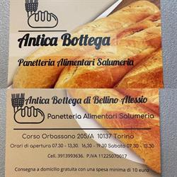 Antica bottega - panetteria, alimentari , salumeria, Torino orari di apertura
