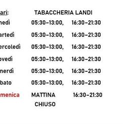 Tabaccheria LANDI di Pasquariello Giuseppe, Accadia orari di apertura