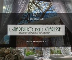 Il Giardino delle Clarisse, Copertino orari di apertura