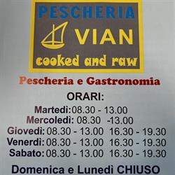 Pescheria Vian di Andriesei Florentina, Camponogara orari di apertura