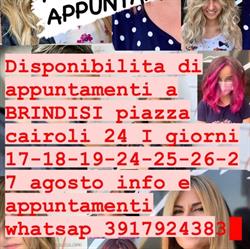 Officine parrucchieri, Brindisi orari di apertura