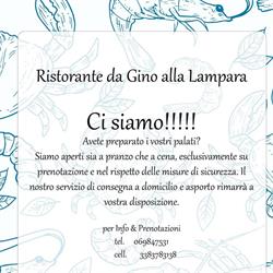 Da Gino Alla Lampara, Anzio orari di apertura