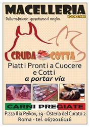 Macelleria Cruda o Cotta, Roma orari di apertura