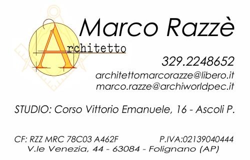 Arch. Marco Razzè, Ascoli Piceno orari di apertura