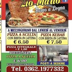 Pizzeria D'Asporto Zio Mario, Cesano Maderno orari di apertura