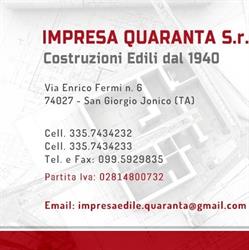 Impresa Quaranta Srl, San Giorgio Ionico orari di apertura