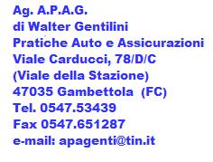 Agenzia Pratiche Auto Gentilini Gambettola, orari di apertura