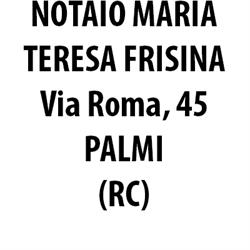 Notaio Maria Teresa Frisina, Palmi orari di apertura