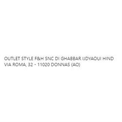 Outlet Style F&H, Donnas orari di apertura