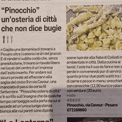 Pinocchio 'Osteria di Città ', Pesaro orari di apertura