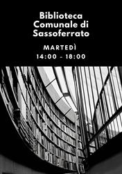 Biblioteca Comunale di Sassoferrato, orari di apertura