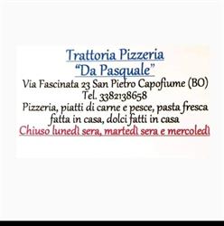 Trattoria e Pizzeria "Da Pasquale", San Pietro Capofiume orari di apertura