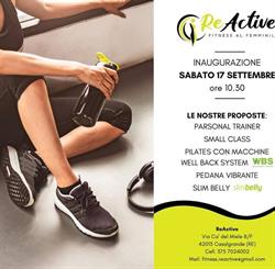 ReActive Fitness al Femminile, Casalgrande orari di apertura