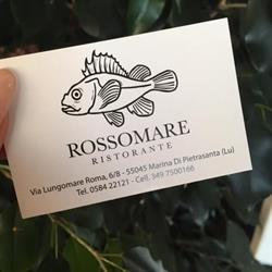 Rossomare Ristorante, Marina di Pietrasanta orari di apertura