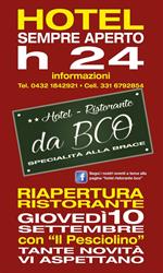 Hotel Bco, Grions orari di apertura