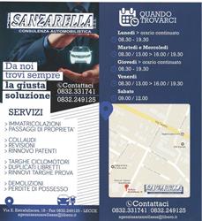 Agenzia Sanzarella S.a.s., Lecce orari di apertura