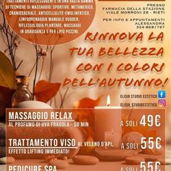 Elisir Centro Estetico Massaggi di Rana Alessandra, Rieti orari di apertura