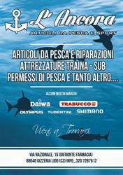 L'Ancora Di Ferraiuolo Manuel pesca e sport Gizzeria lido, orari di apertura