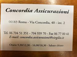 Concordia Assicurazioni S.A.S., Roma orari di apertura