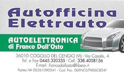 Autofficina Elettrauto di Dall'Osto Franco, Cogollo del Cengio orari di apertura