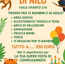 La Giungla di NiLò, Foggia orari di apertura