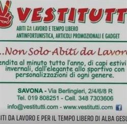 Vestitutti di Alba Gesuita Abiti da lavoro e per il tempo libero a Savona, orari di apertura