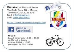 Piazzino, Monza orari di apertura
