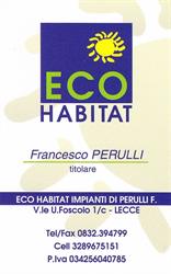 Eco Habitat Impianti di Perulli Francesco, Lecce orari di apertura
