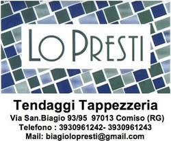 Lo Presti Tappezzeria, Comiso orari di apertura