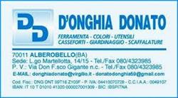 Ferramenta D'Onghia, Alberobello orari di apertura