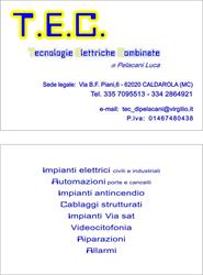 T.E.C. Impianti Elettici Elettronici Fotovoltaici, Caldarola orari di apertura