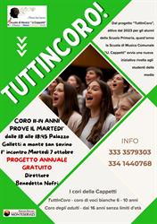 Scuola di Musica "U Cappetti", Monte San Savino orari di apertura