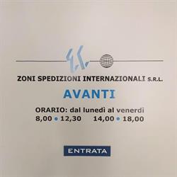 Zoni Spedizioni Internazionali srl, Villadossola orari di apertura