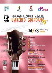 Concorso Nazionale Musicale Umberto Giordano, Foggia orari di apertura